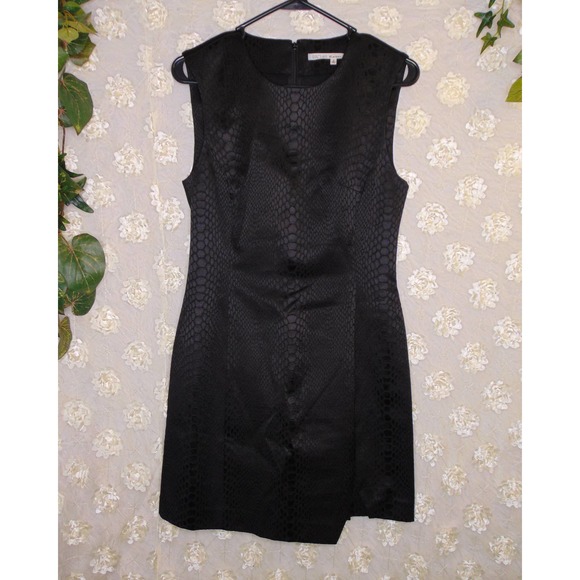 Rachel Rachel Roy | Women's Little Black Dress Sleeveless Snake Print Size 6 - Picture 1 of 5